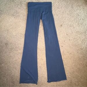 Skims Cotton Jersey Foldover Pant in Harbor